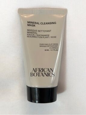 African Botanics Mineral Cleansing Mask Purifying Clay Mask 1.7oz/50ml NEW!